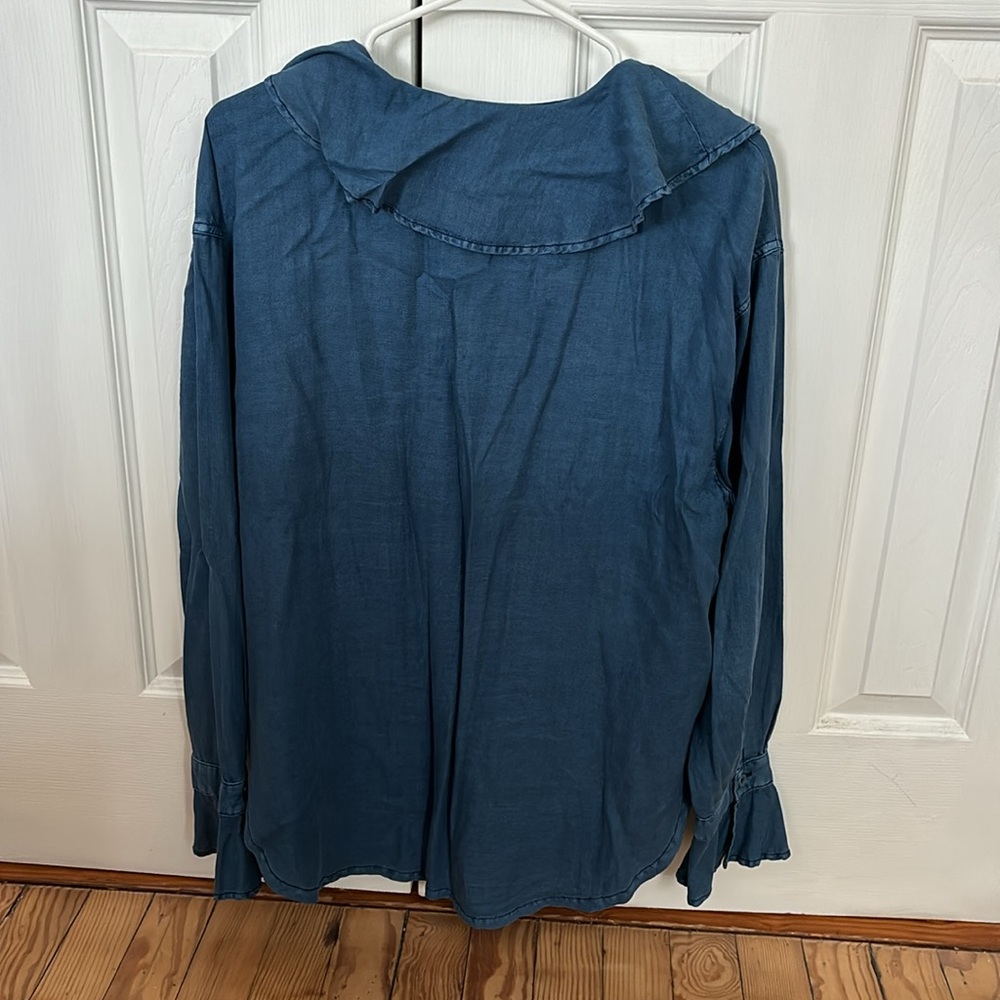 Free People Ruffle Top - Picture 2 of 4